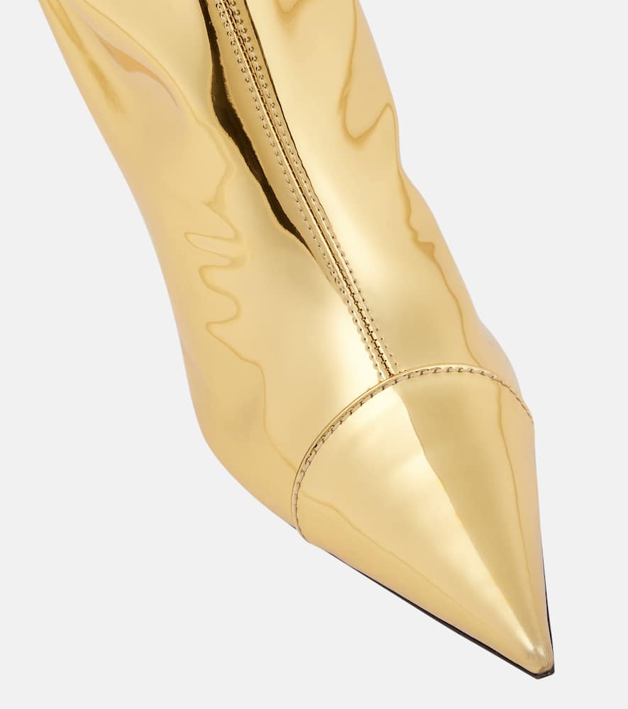 Alexandre Vauthier Alex 85 metallic knee-high boots