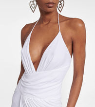 Alexandre Vauthier Asymmetrical halterneck midi dress
