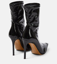 Alexandre Vauthier Avi embellished faux leather ankle boots