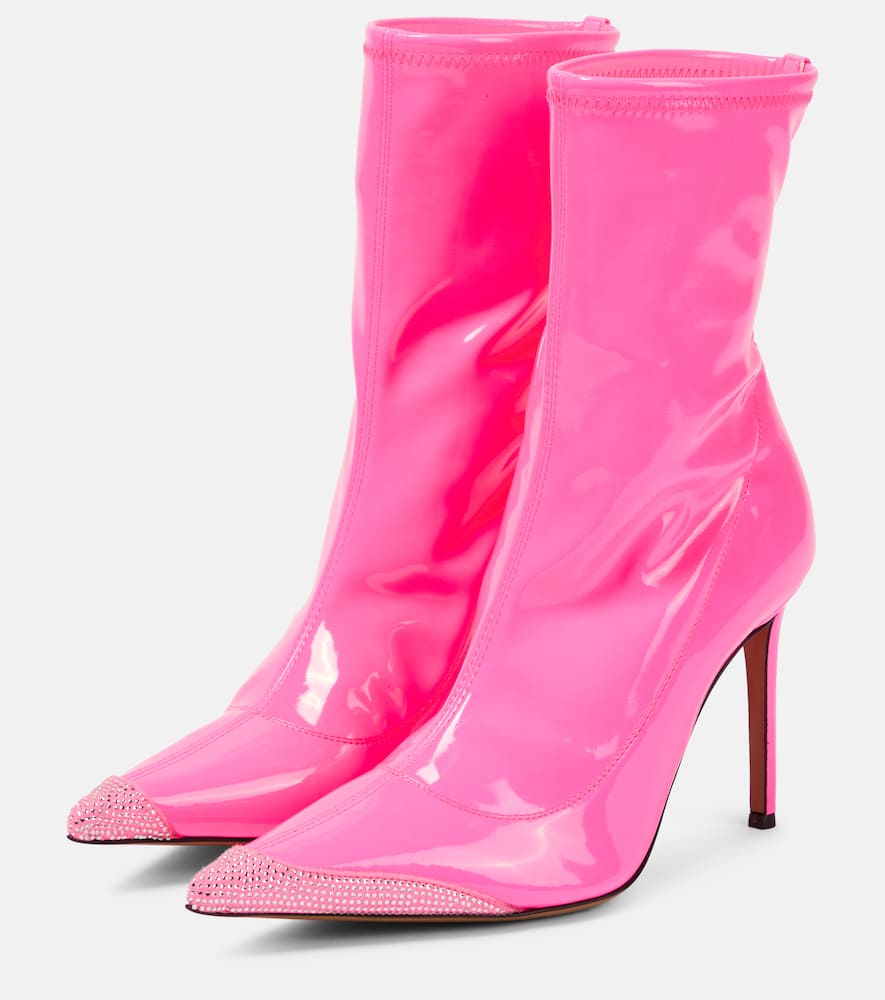 Alexandre Vauthier Crystal-embellished ankle boots