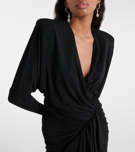 Alexandre Vauthier Draped jersey minidress