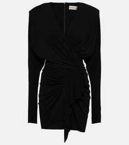 Alexandre Vauthier Draped jersey minidress