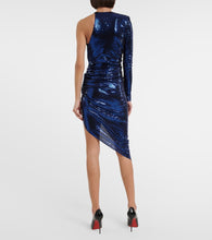 Alexandre Vauthier Embellished asymmetric minidress
