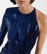 Alexandre Vauthier Embellished asymmetric minidress