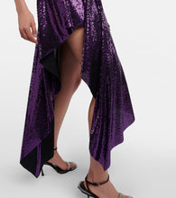 Alexandre Vauthier Embellished asymmetrical midi dress