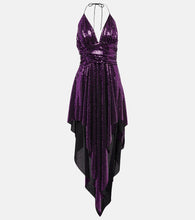 Alexandre Vauthier Embellished asymmetrical midi dress
