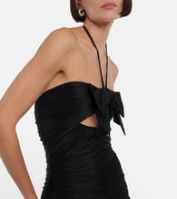 Alexandre Vauthier Halterneck jersey midi dress