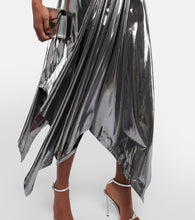 Alexandre Vauthier Halterneck metallic midi dress