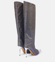 Alexandre Vauthier Metallic knee-high boots