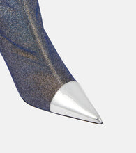Alexandre Vauthier Metallic knee-high boots