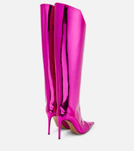 Alexandre Vauthier Metallic over-the-knee boots
