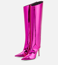 Alexandre Vauthier Metallic over-the-knee boots