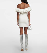 Alexandre Vauthier Off-shoulder ruffle-trimmed minidress