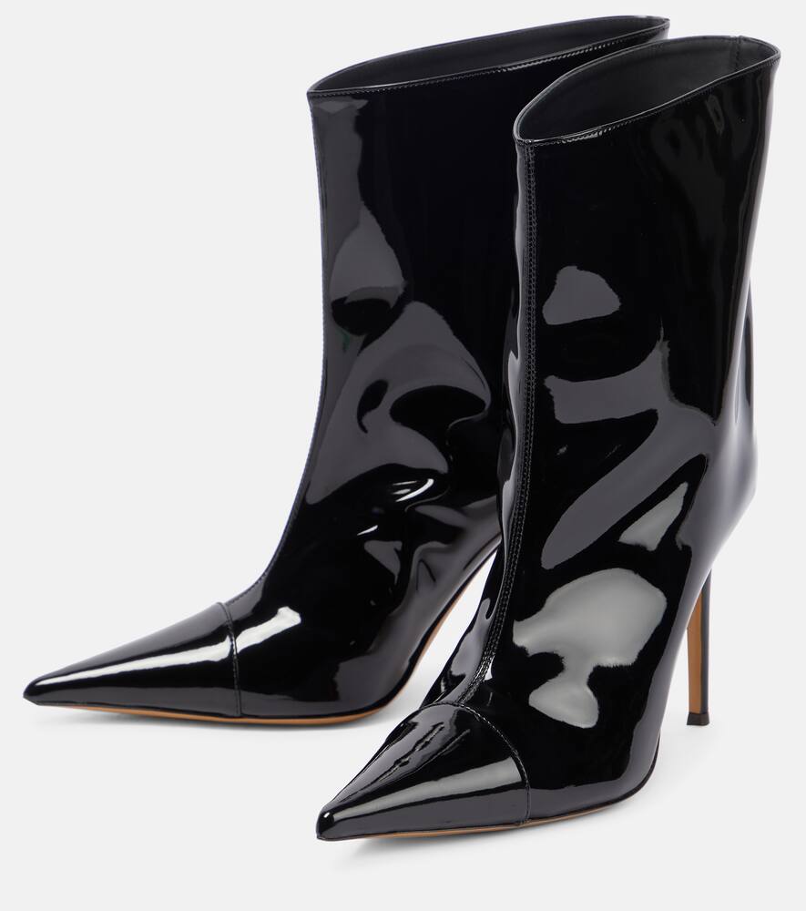 Alexandre Vauthier Patent leather ankle boots