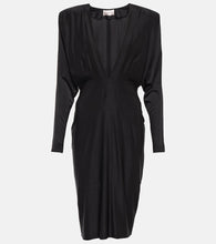 Alexandre Vauthier Satin midi dress. Alexandre Vauthier 缎面中长连衣裙