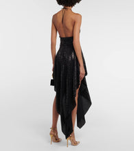 Alexandre Vauthier Sequined halterneck minidress