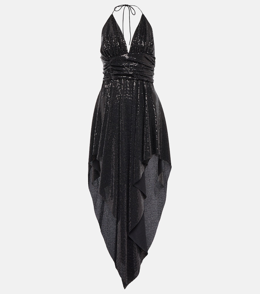 Alexandre Vauthier Sequined halterneck minidress. Alexandre Vauthier 亮片露背迷你连衣裙