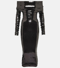 Alexandre Vauthier Sequined strapless gown