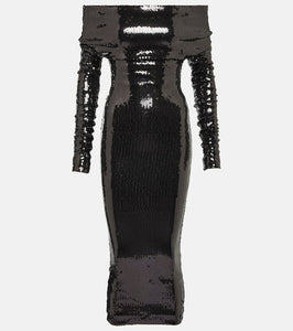 Alexandre Vauthier Sequined strapless gown