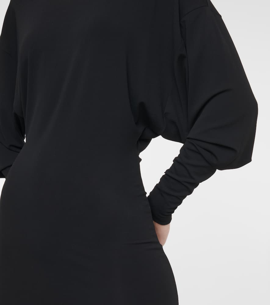 Alexandre Vauthier Turtleneck stretch-jersey midi dress