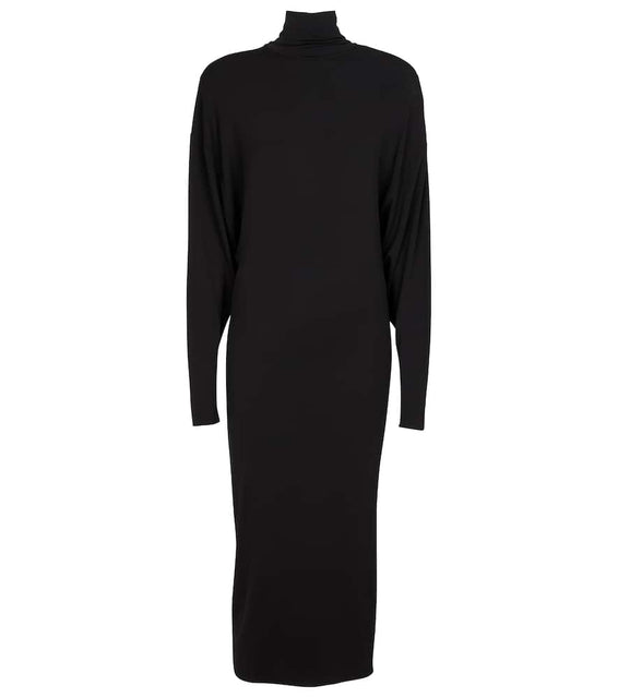 Alexandre Vauthier Turtleneck stretch-jersey midi dress