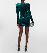 Alexandre Vauthier Velvet minidress
