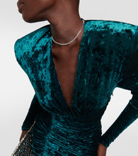 Alexandre Vauthier Velvet minidress