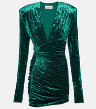 Alexandre Vauthier Velvet minidress