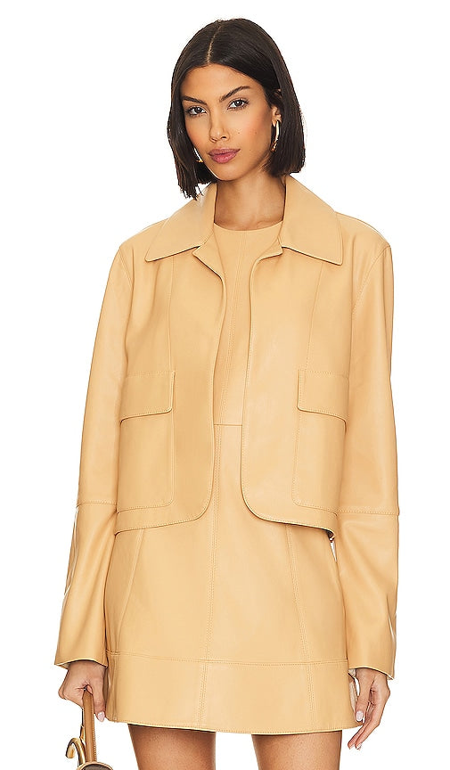 Alexis Peri Jacket in Tan - Veste Alexis Peri en beige - Alexis Peri 黄褐色夹克 - Alexis Peri Jacke in Hellbraun - Alexis Peri 재킷 - Giacca Alexis Peri color marrone chiaro