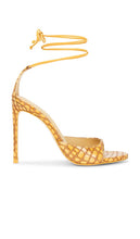 Alexis Sienna High Sandal in Tan | Saffron Strappy Heels for Women