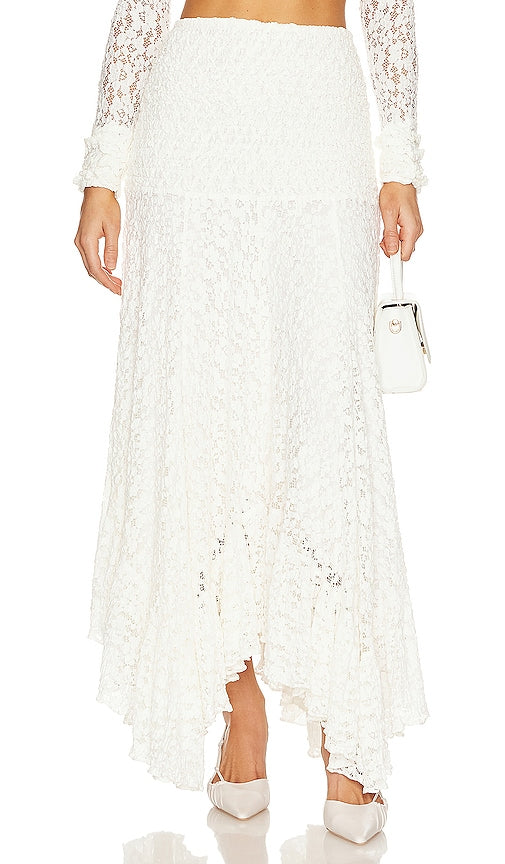 Alexis Vieira Maxi Skirt in White - Jupe longue Alexis Vieira en blanc - Alexis Vieira 白色长裙 - Alexis Vieira Maxirock in Weiß - Alexis Vieira 맥시 스커트 - Gonna lunga Alexis Vieira in bianco
