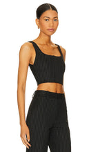 Alice + Olivia Breslin Boned Corset Top in Black