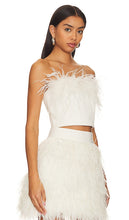Alice + Olivia Ceresi Feather Top in White