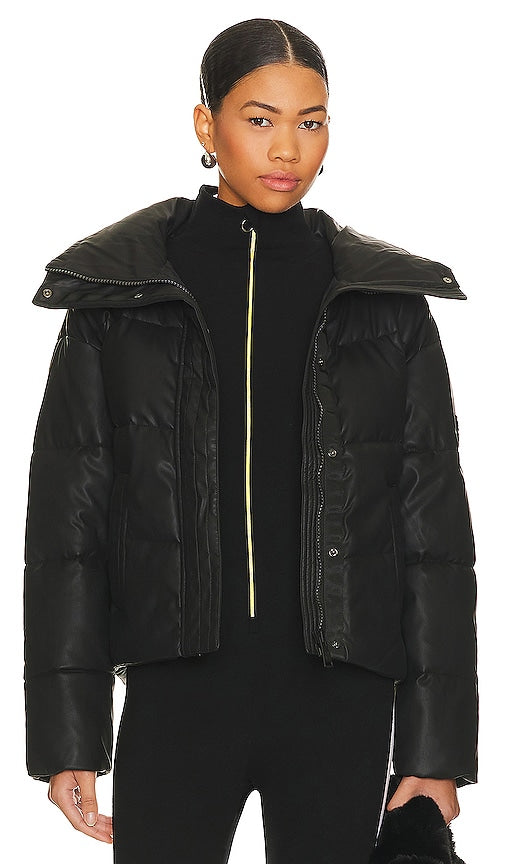 Alp N Rock Peak Puffer Ii Crop Jacket in Black - Alp N Rock - Peak Puffer II - Veste courte - Noir - Alp N Rock Peak Puffer Ii 黑色短款夹克 - Alp N Rock Peak Puffer Ii Crop Jacke in Schwarz - Alp N Rock Peak Puffer Ii 크롭 재킷 색상 - Giacca corta Alp N Rock Peak Puffer Ii in nero