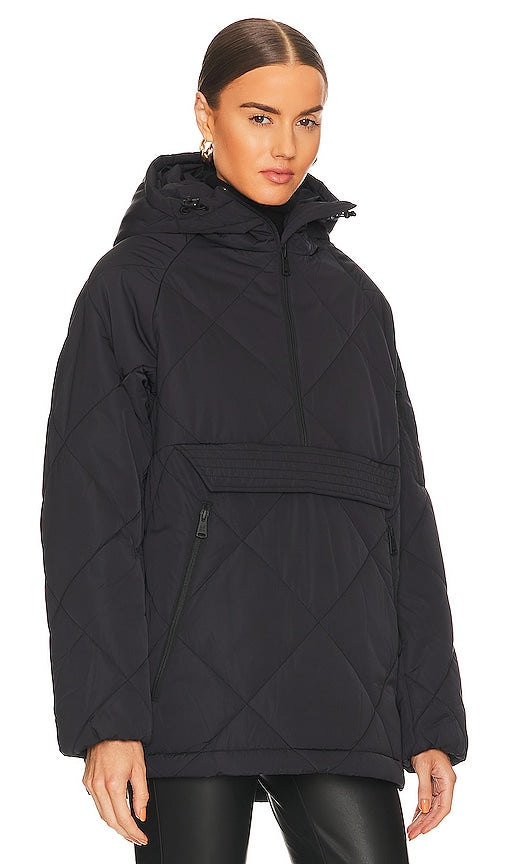 Alp N Rock Yuki Anorak Pullover Jacket in Black