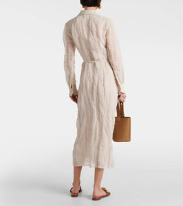 Altuzarra Agnes cotton and silk shirt dress
