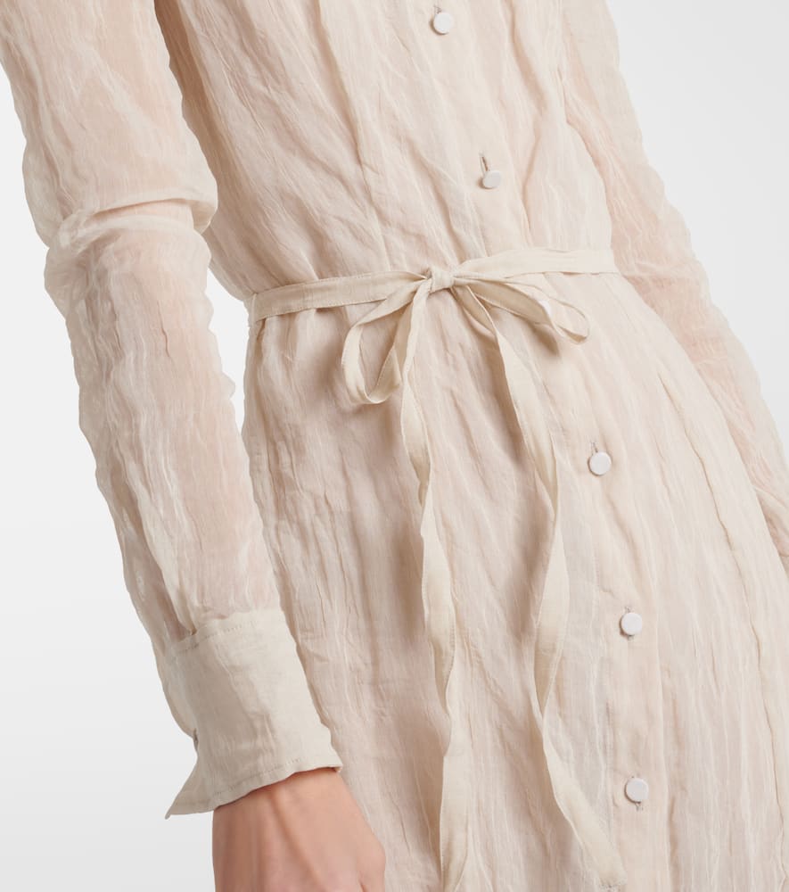 Altuzarra Agnes cotton and silk shirt dress