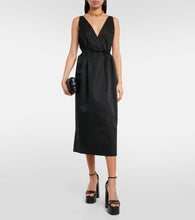 Altuzarra Anouk V-neck cotton-blend midi dress