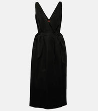 Altuzarra Anouk V-neck cotton-blend midi dress