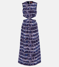 Altuzarra Ashima cutout cotton-blend midi dress. Altuzarra Ashima 镂空棉混纺中长连衣裙