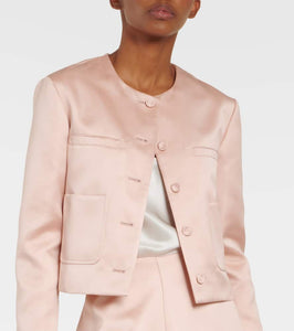 Altuzarra Bernadette satin blazer