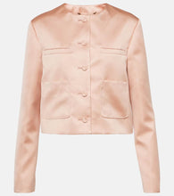 Altuzarra Bernadette satin blazer