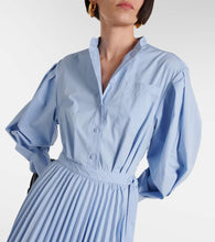 Altuzarra Binoche pliss√É¬© cotton-blend midi dress