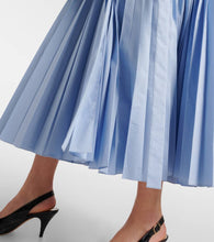 Altuzarra Binoche pliss√É¬© cotton-blend midi dress