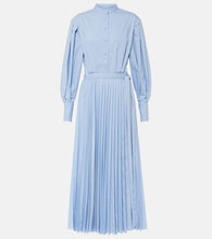 Altuzarra Binoche pliss√É¬© cotton-blend midi dress