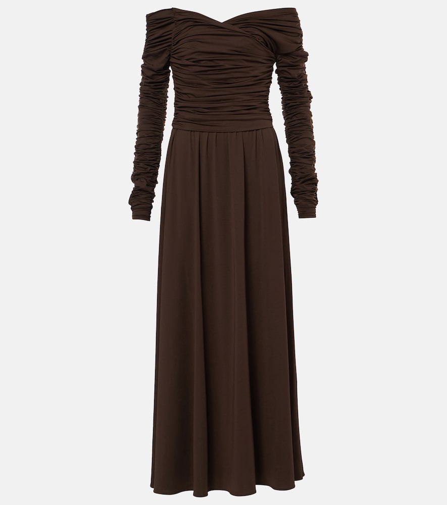 Altuzarra Charlotte off-shoulder jersey maxi dress. Altuzarra Charlotte 露肩针织长裙