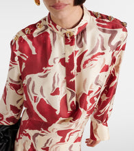 Altuzarra Felicia printed silk maxi dress