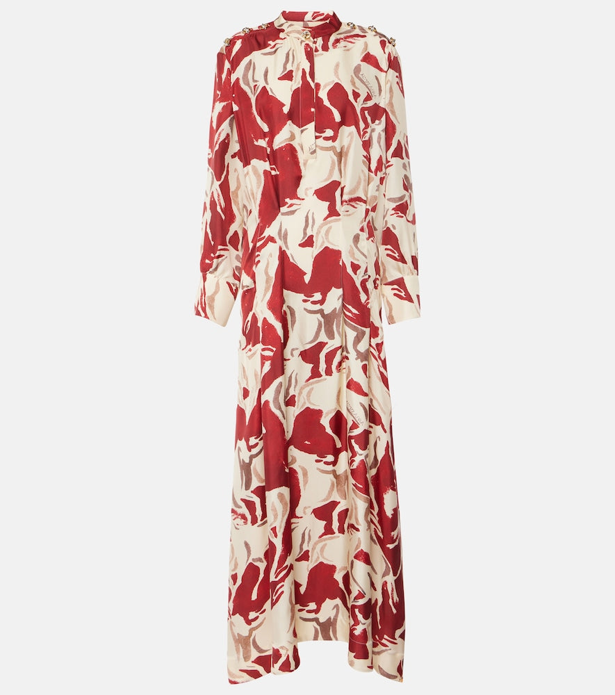 Altuzarra Felicia printed silk maxi dress. Altuzarra Felicia 印花真丝长裙
