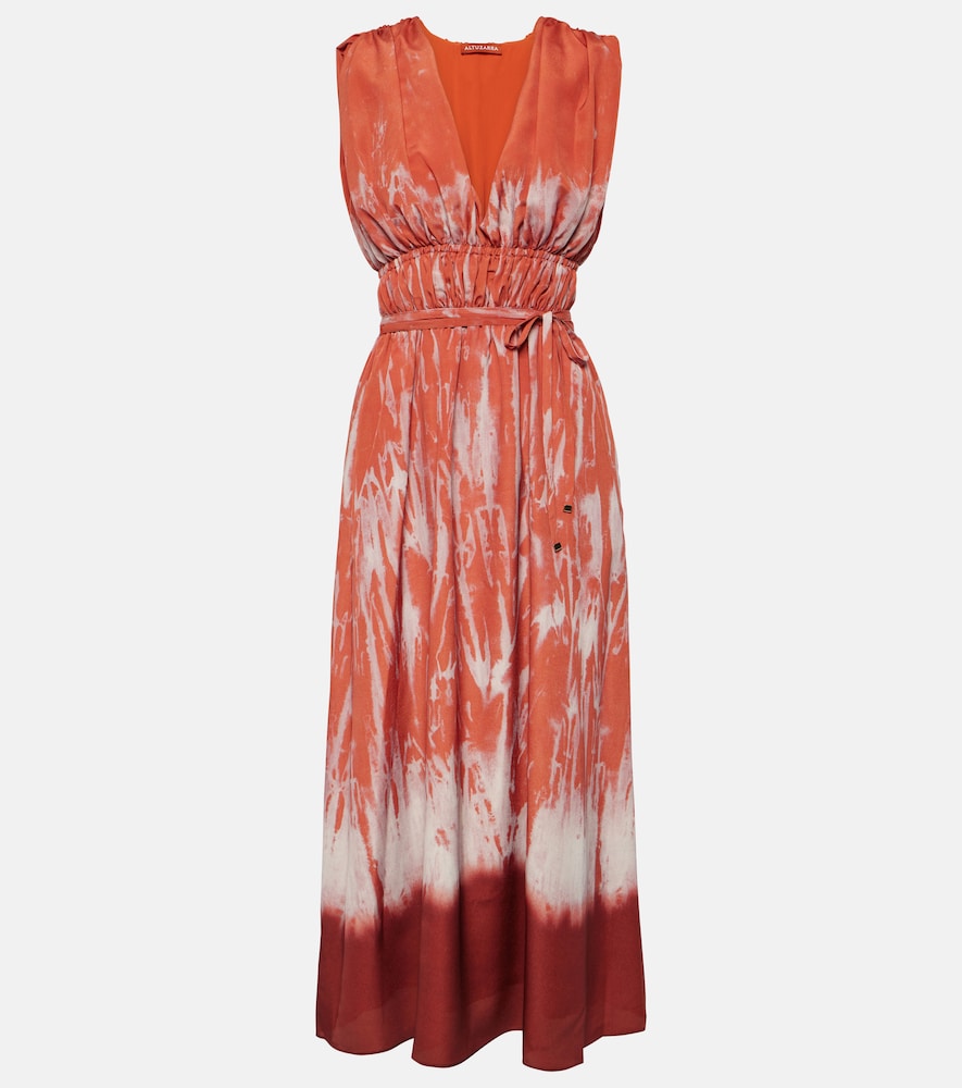 Altuzarra Fiona ruched midi dress. Altuzarra Fiona 褶饰中长连衣裙
