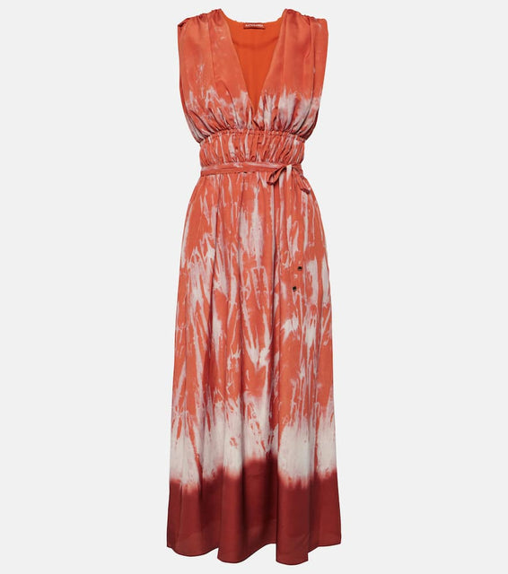 Altuzarra Fiona ruched midi dress